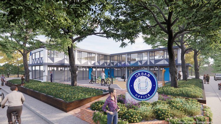 Courtyard outside Museum District location from Urban Office