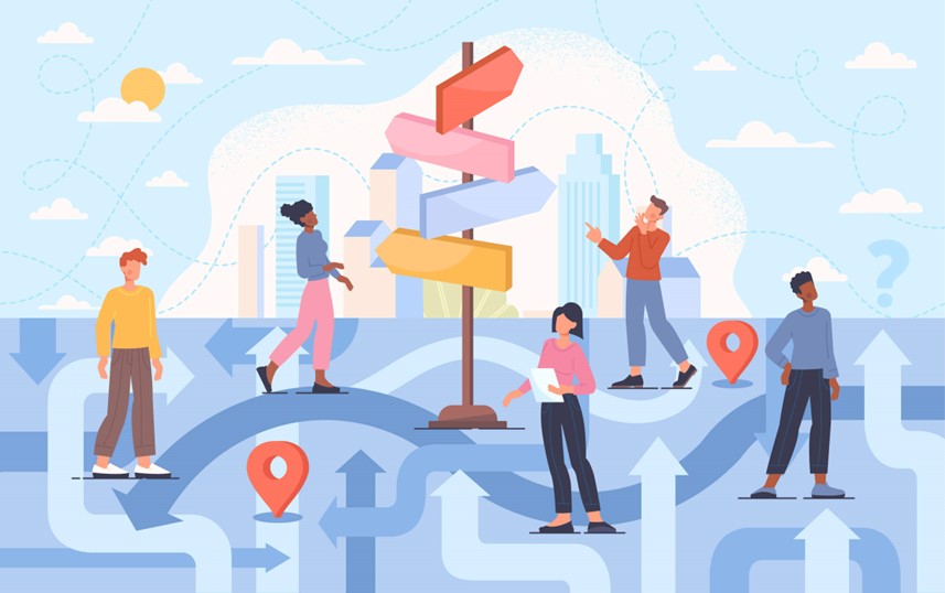 Graphic emphasizing the importance of office location for professionals in Houston and San Antonio