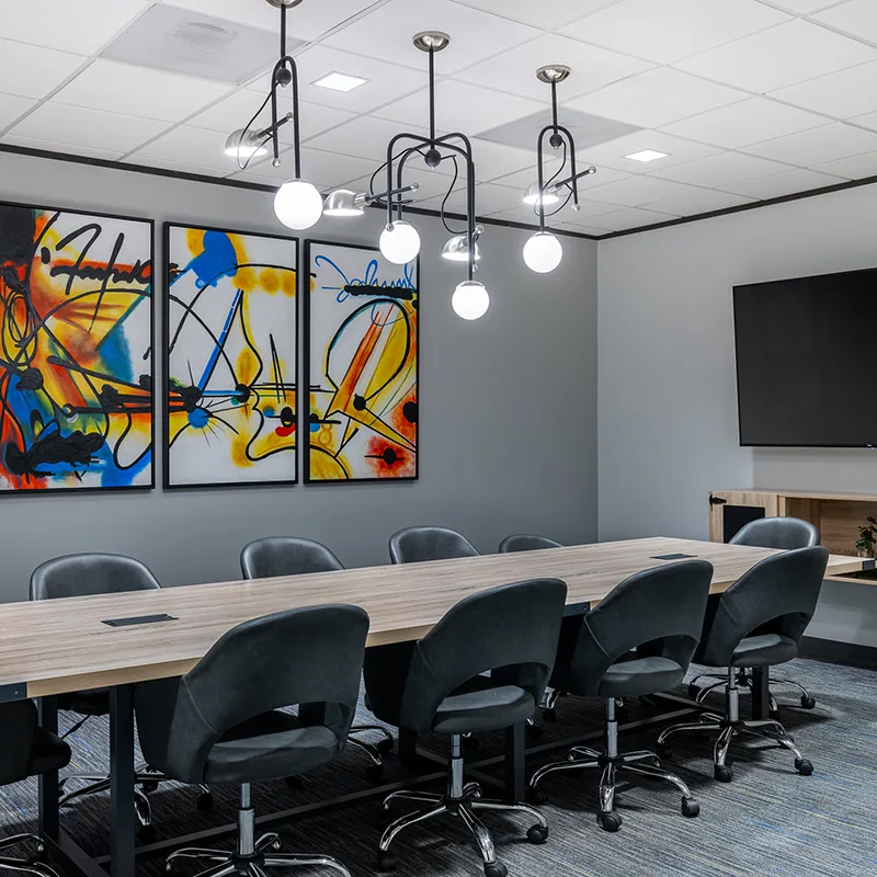 Interior View Of 53 West, Showing A Sleek and Modern Office Environment in Houston, TXu00a0