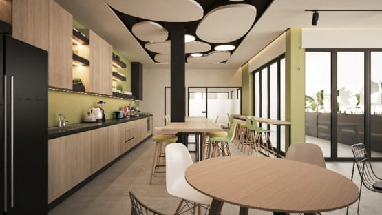 Image of a pantry at a office rental space in Houston & San Antonio